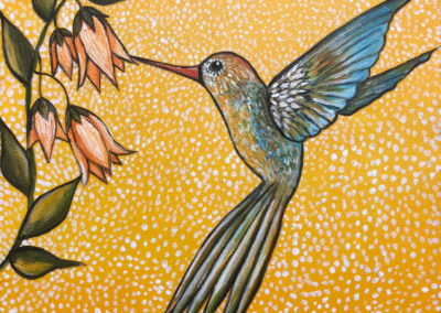 El aleteo del colibrí | Der Flügelschlag des Kolibris | 20 x 20 | Copyright URPI